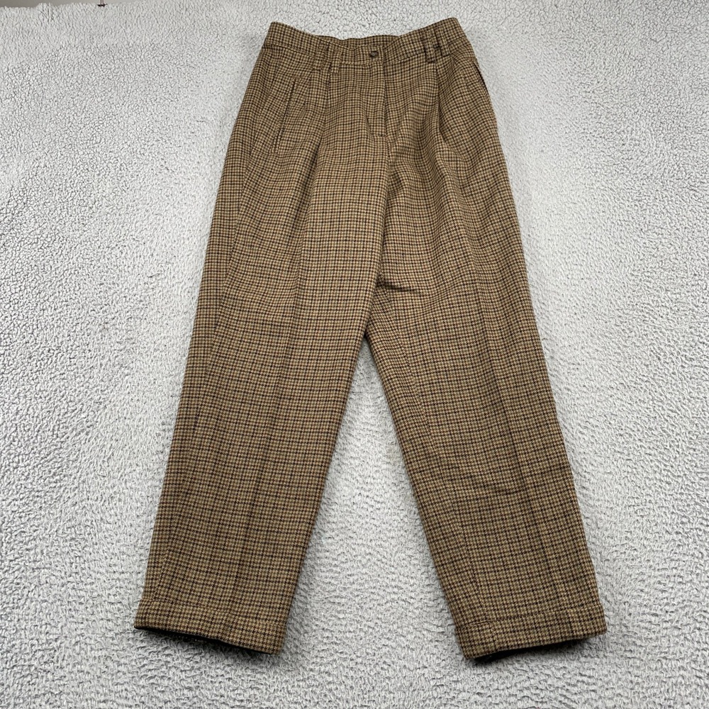 Woolrich Brown Houndstooth Trousers